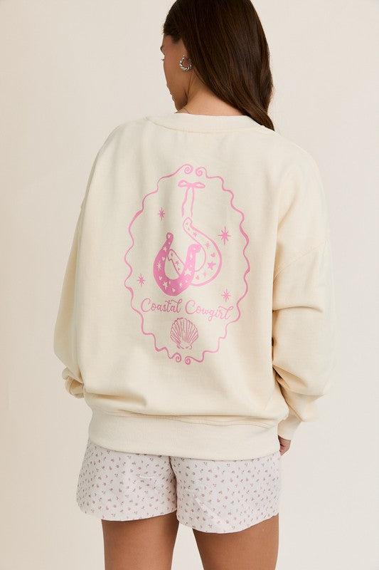 Coastal Cowgirl Oversized Sweatshirt - The Tiny Details