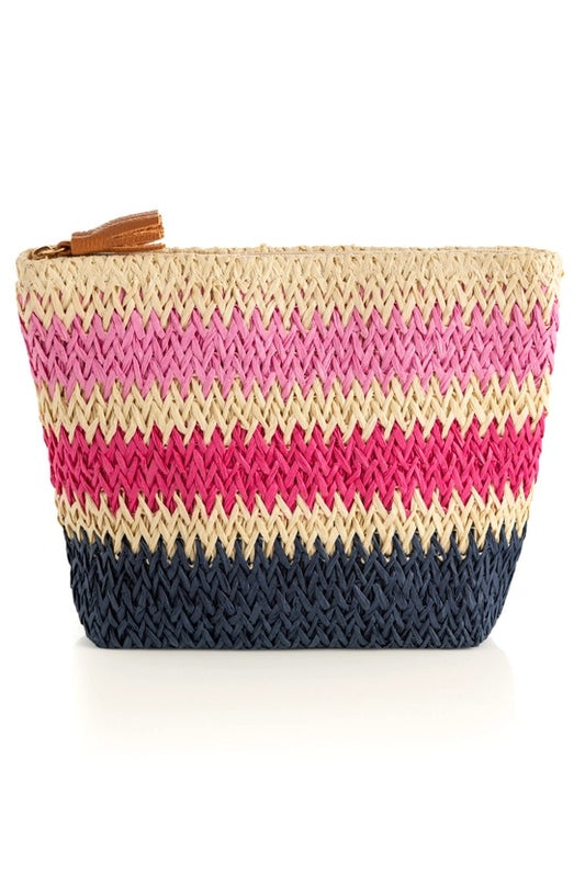 Formentera Striped Zip Pouch - The Tiny Details
