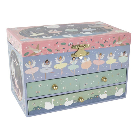 Three Drawer Enchanted Musical Jewelry Box - The Tiny Details