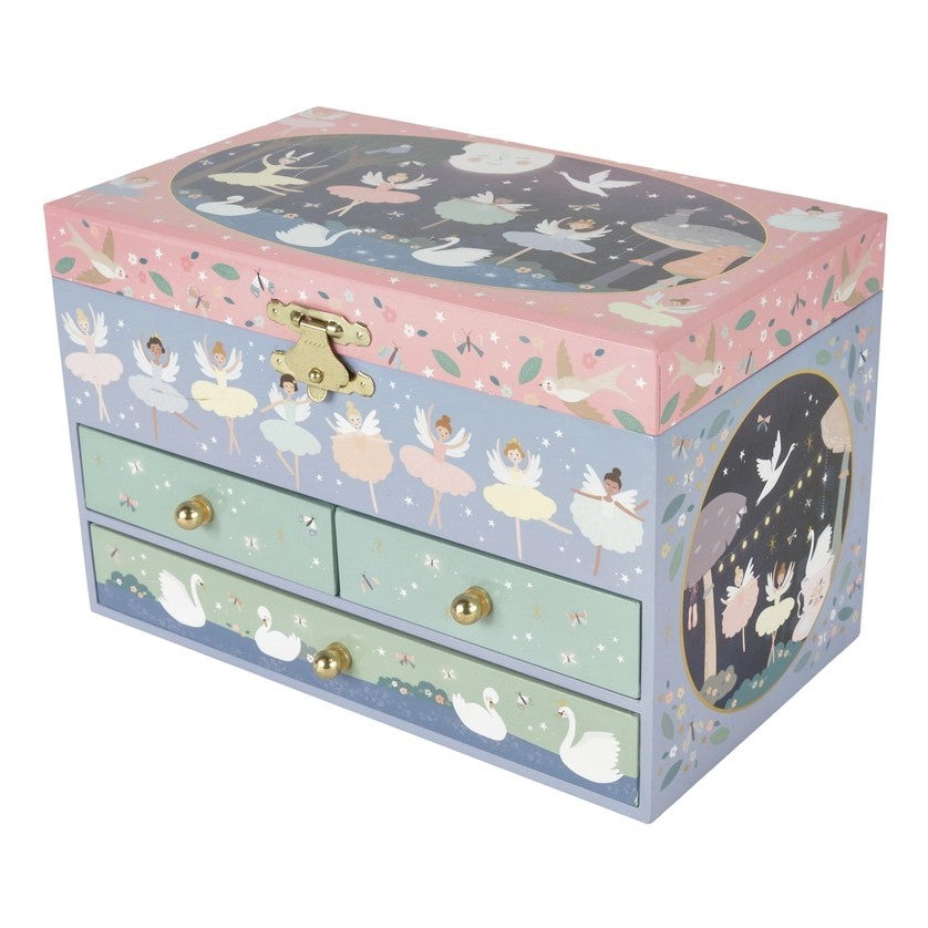 Three Drawer Enchanted Musical Jewelry Box - The Tiny Details