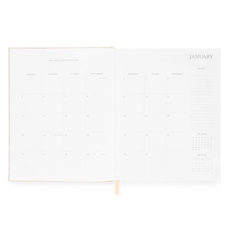 2025 Flax Desk Planner - The Tiny Details