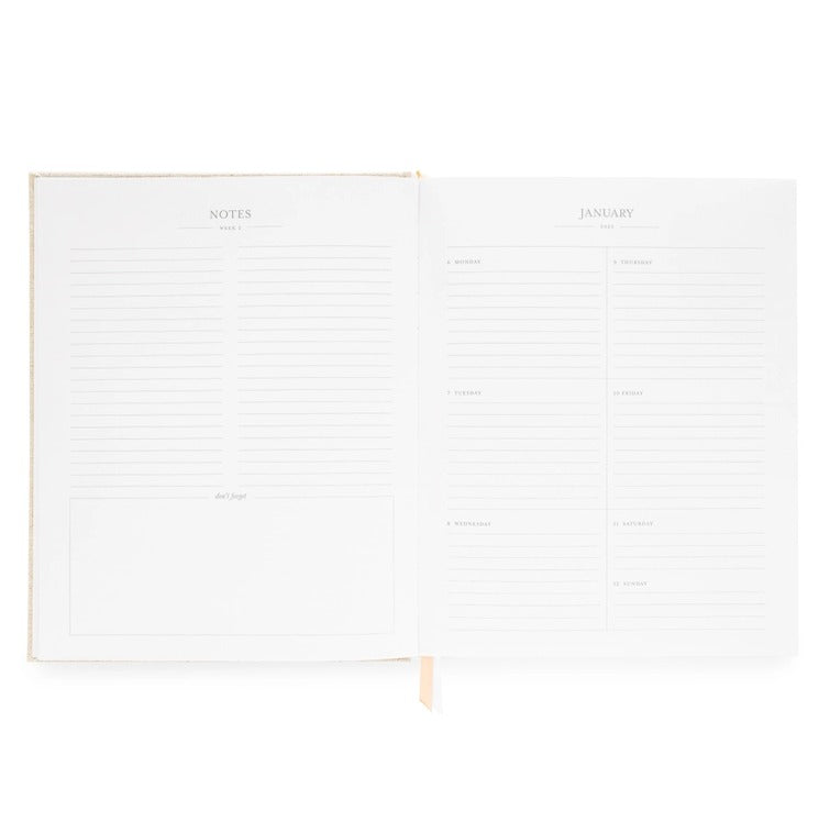 2025 Flax Desk Planner - The Tiny Details