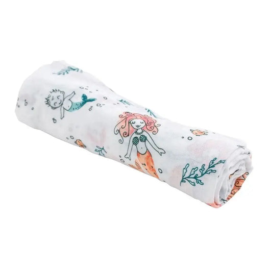 Mermaid Soft Muslin Swaddle - The Tiny Details