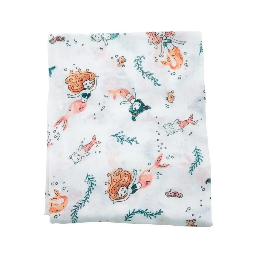 Mermaid Soft Muslin Swaddle - The Tiny Details