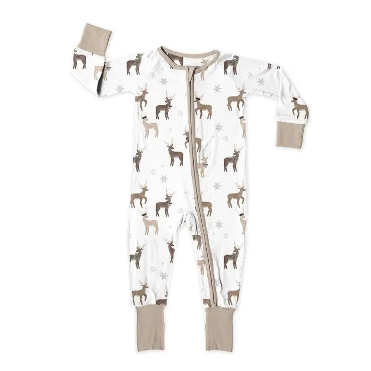 The Tiny Details Nutcracker Zip Up Bamboo Pjs