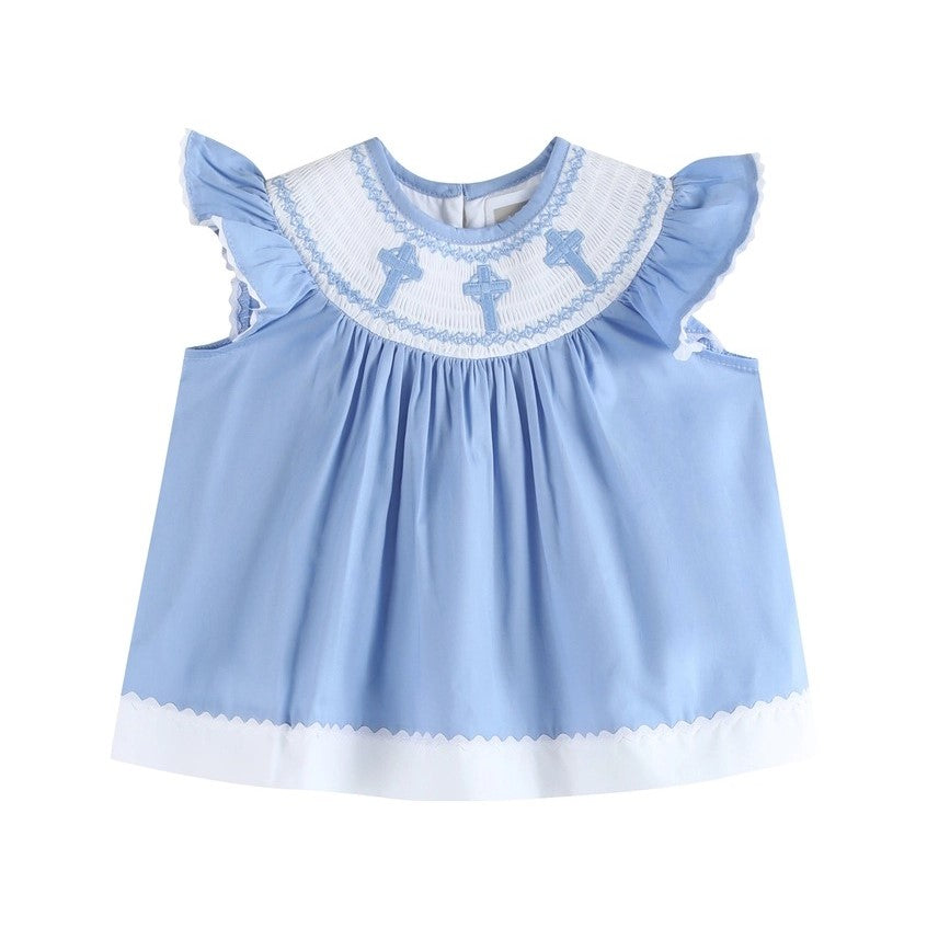 Cross Smocked Top & Bloomer Set - The Tiny Details