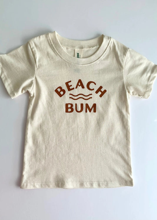 The Tiny Details Beach Bum Organic Short Sleeve Baby Tee