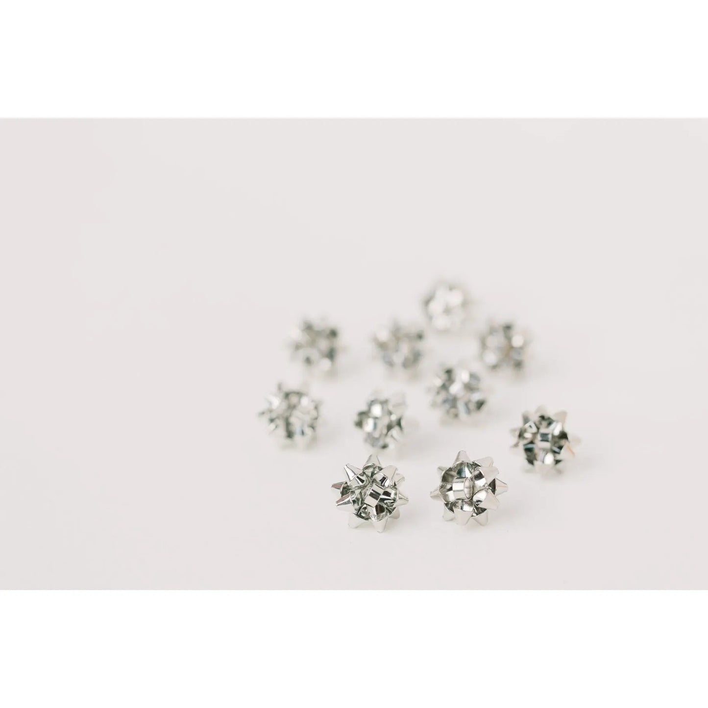 The Tiny Details Christmas Present Bow Stud Earrings