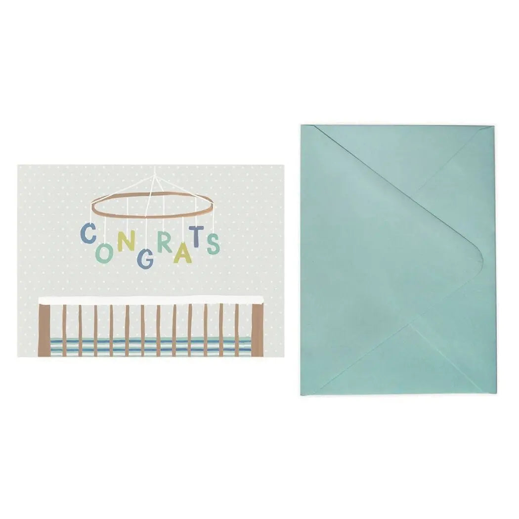The Tiny Details Congrats Baby Mobile Card
