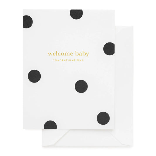 The Tiny Details Congrats, Welcome Baby Greeting Card