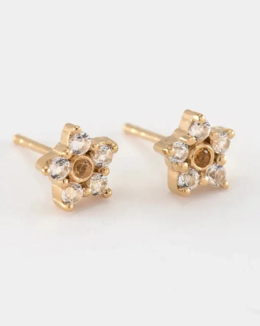 The Tiny Details Layla Flower Stud Earrings