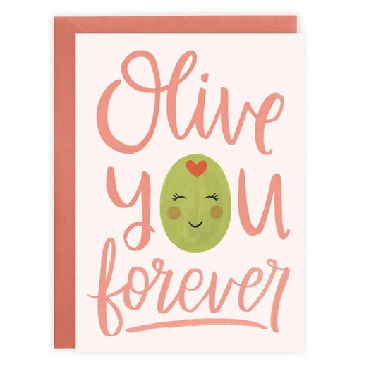 The Tiny Details Olive You Forever Greeting Card