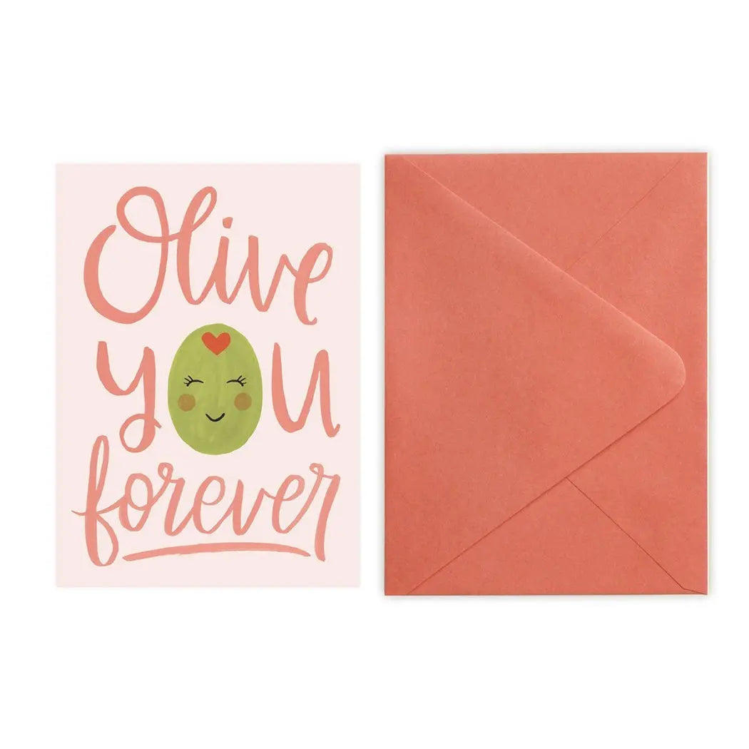 The Tiny Details Olive You Forever Greeting Card