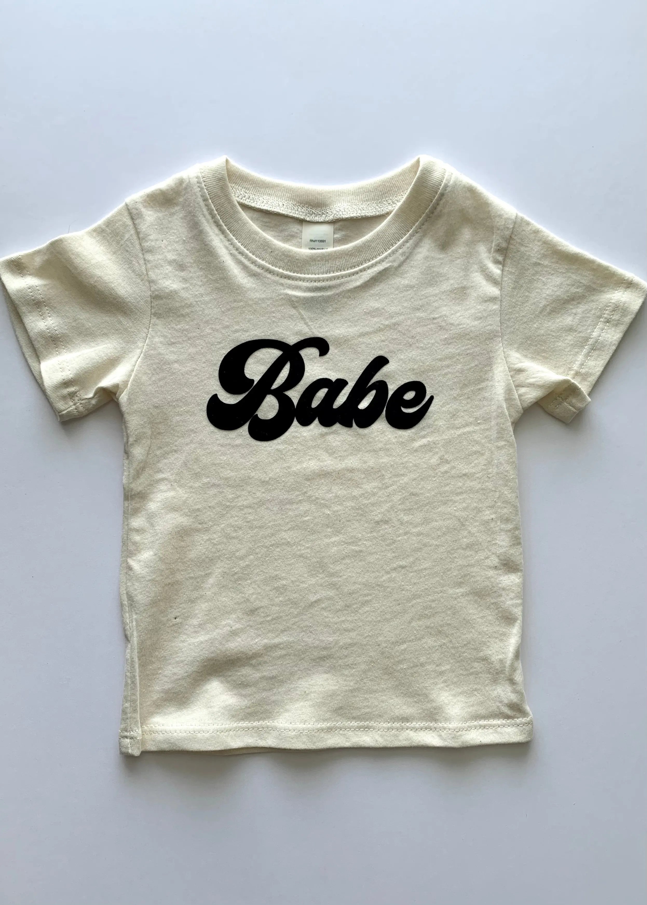 Organic Short Sleeve Babe Tee | Shop Tiny Details - Baby Apparel – The ...