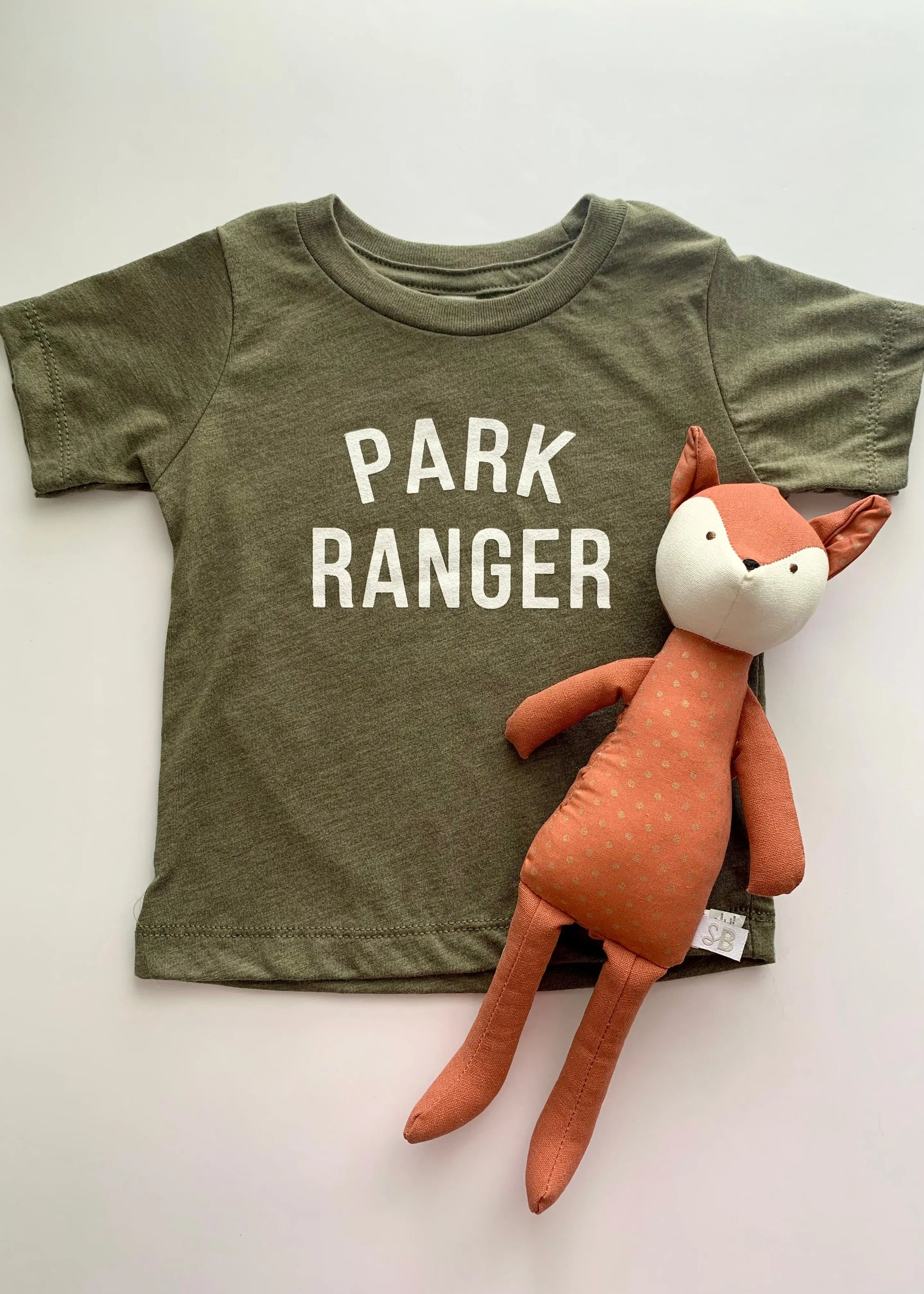 The Tiny Details Park Ranger Olive Short Sleeve Tee