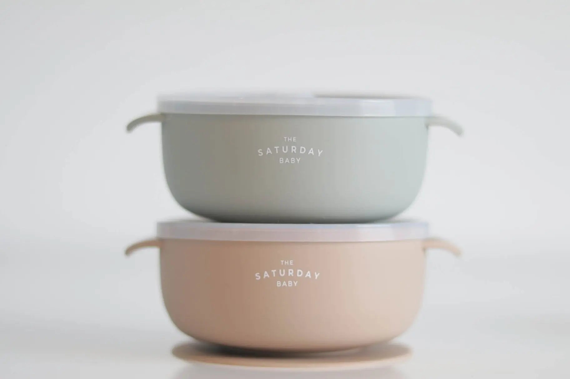 The Tiny Details Silicone Suction Bowls with Lids