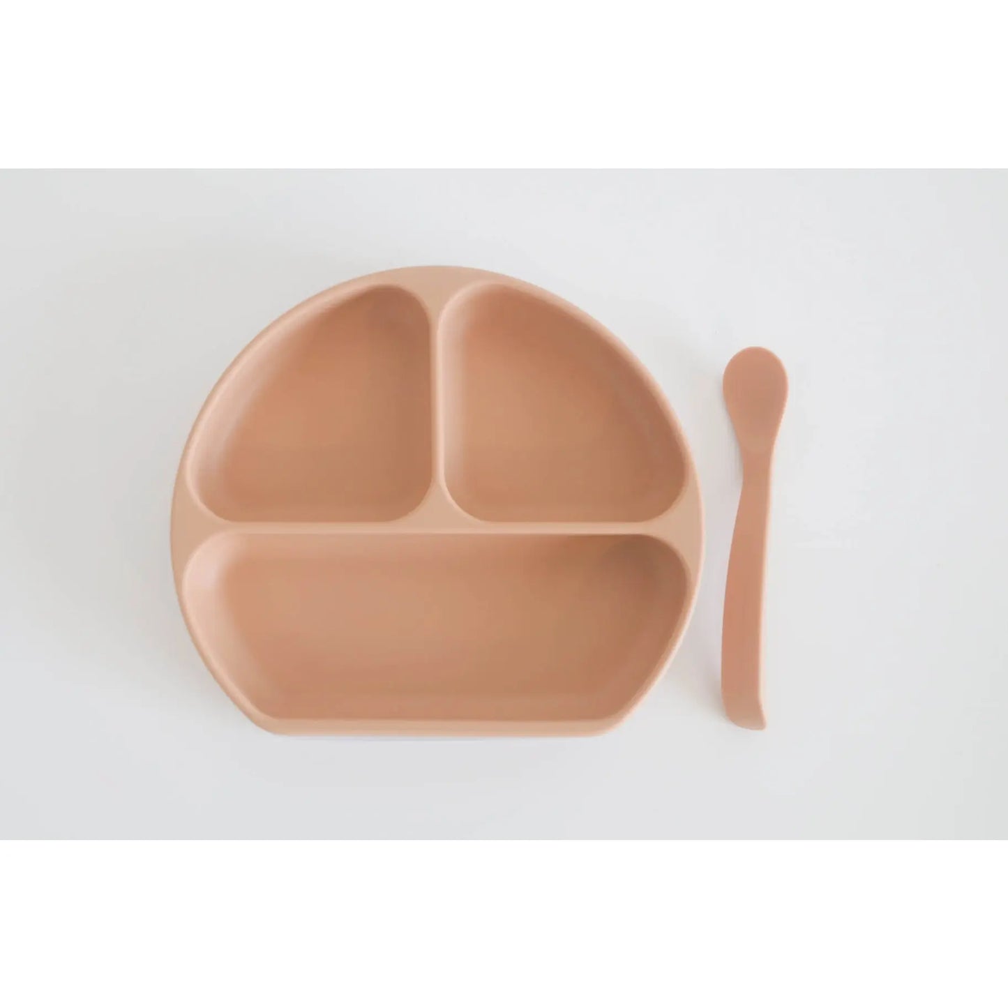 The Tiny Details Silicone Suction Plate with Lid & Spoon